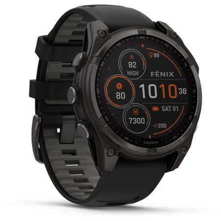 Garmin Fenix 8 47mm Solar Sapphire Titan Sportuhr Sportuhren Einheitsgröße Normal  | 00753759339333
