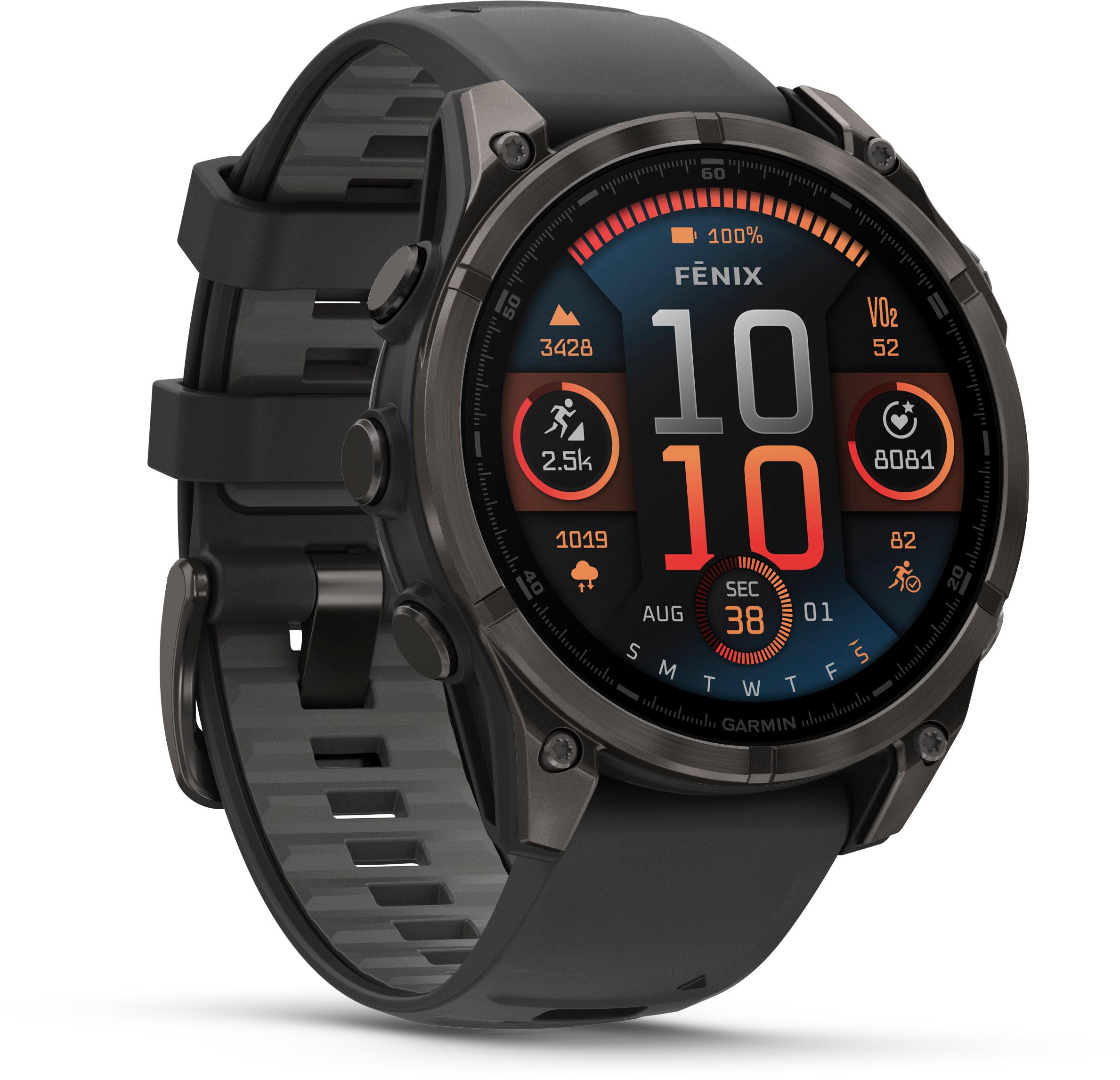 Garmin Fenix 8 47mm Amoled Sapphire Titan Sportuhr