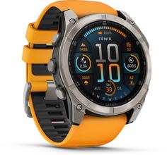 Garmin Fenix 8 51mm Amoled Sapphire Titan Sportuhr graphit-titanium