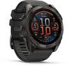 Garmin Fenix 8 51mm Amoled Sapphire Titan Sportuhr - schwarz-carbongrau