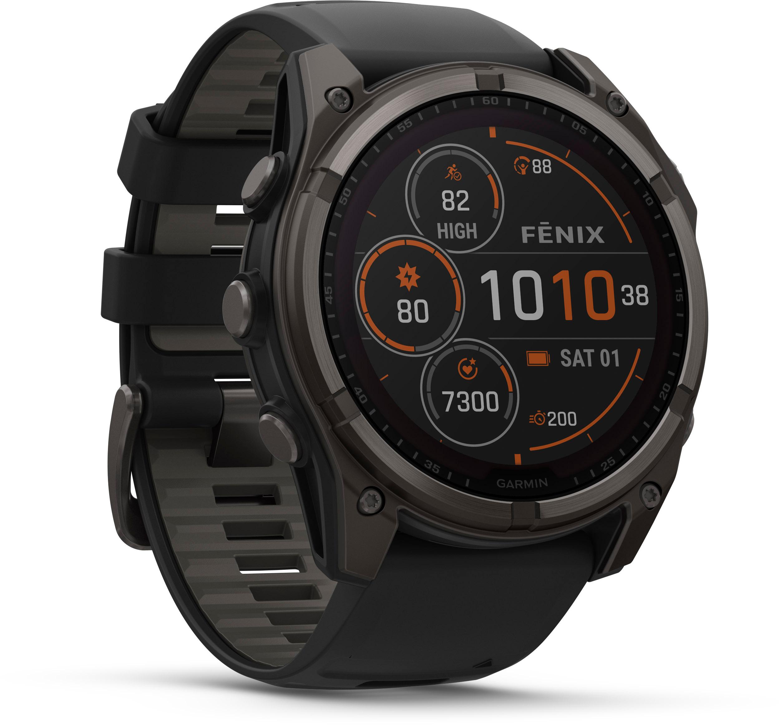 Garmin Fenix 8 51mm Solar Sapphire Titan Sportuhr