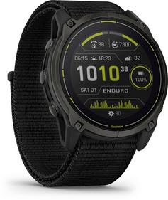 Garmin Enduro 3 Solar Sapphire Titan Sportuhr schwarz-carbongrau