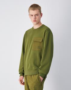 Rückansicht von CHAMPION Legacy Sweatshirt Herren sphagnum