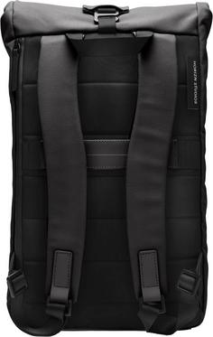 Rückansicht von Horizn Studios Rucksack SoFo Rolltop Daypack all black