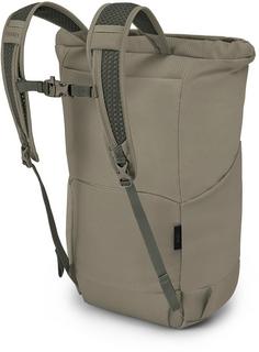 Rückansicht von Osprey Daylite Tote Pack Umhängetasche concrete tan