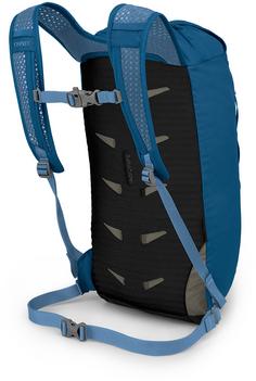 Rückansicht von Osprey Daylite Cinch Umhängetasche night shift blue