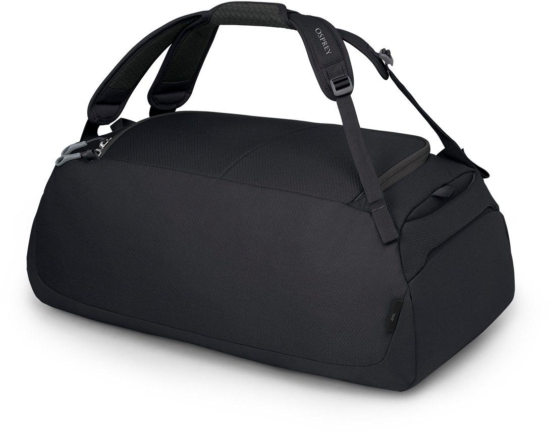45 L Sport-Reisetasche – Dunkles Camo, Wasserdicht, Mit MOLLE-System & Trolley-Gurt