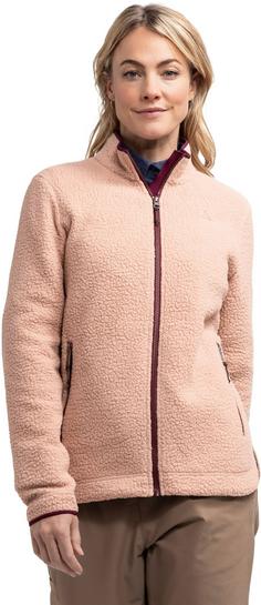 Rückansicht von Schöffel Atlanta Fleecejacke Damen mushroom