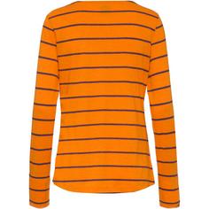 Rückansicht von OCK Langarmshirt Damen orange pepper