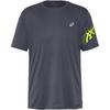 ASICS IC Funktionsshirt Herren - carrier grey-safety yellow