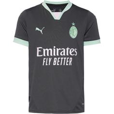 PUMA AC Mailand 24-25 3rd Fußballtrikot Kinder shadow gray-fresh mint