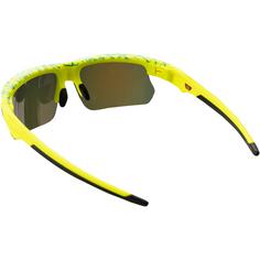 Rückansicht von Oakley BISPHAERA Sportbrille matte tennis ball yellow-clste neuron-prizm ruby