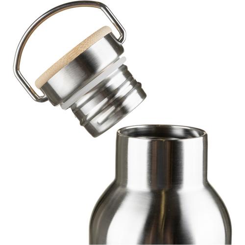 Rückansicht von SportScheck VACUUM STEEL BOTTLE 0,75L Isolierflasche silber