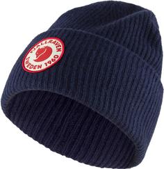 FJÄLLRÄVEN Merino 1960 Logo Beanie dark navy