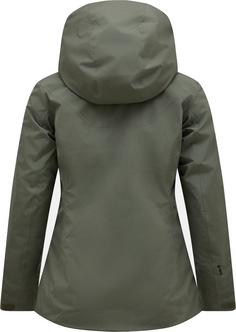 Rückansicht von Peak Performance Anima Skijacke Damen pine needle