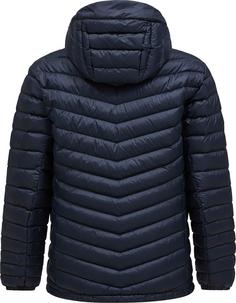 Rückansicht von Peak Performance Frost Daunenjacke Herren black