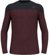 Odlo Revelstoke Performance Wool 150 Funktionsshirt Herren - black-fudge melange