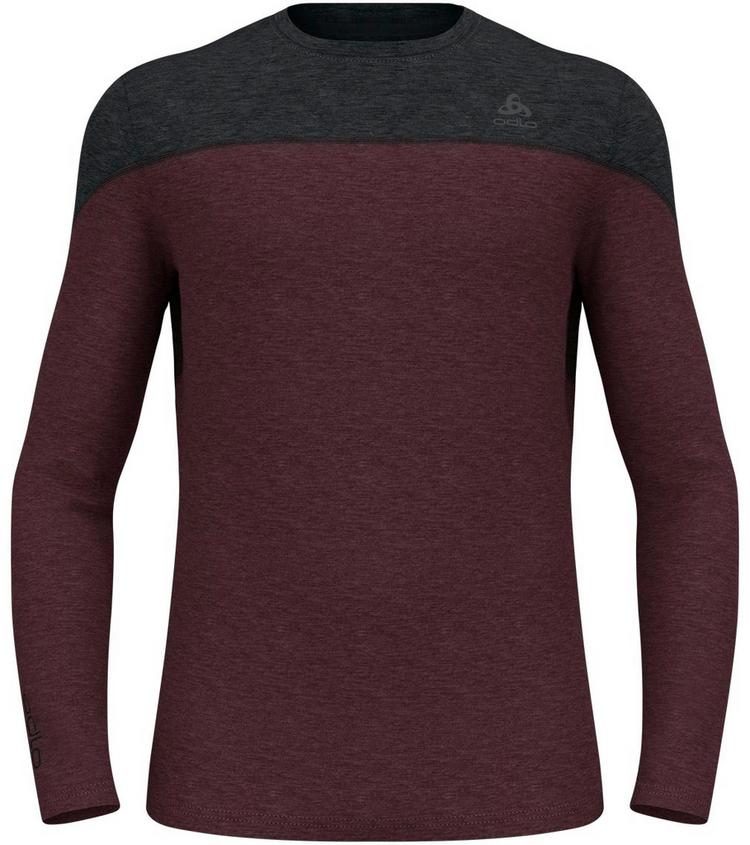 Odlo Odlo Revelstoke Performance Wool 150 Funktionsshirt Herren - black-fudge melange - 0 | SportScheck