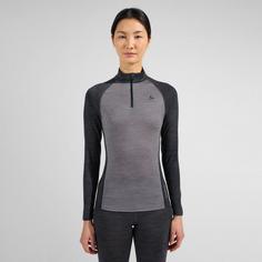 Rückansicht von Odlo NATURAL PERFORMANCE Funktionsshirt Damen grey melange-dark grey melange