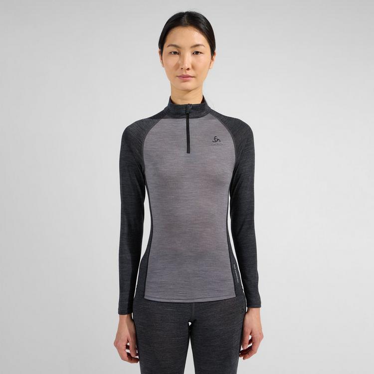 Odlo Odlo NATURAL PERFORMANCE Funktionsshirt Damen - grey melange-dark grey melange - 0 | SportScheck