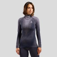 Rückansicht von Odlo PERFORMANCE WARM Funktionsshirt Damen gray ridge