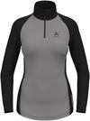 Odlo NATURAL PERFORMANCE Funktionsshirt Damen - grey melange-dark grey melange