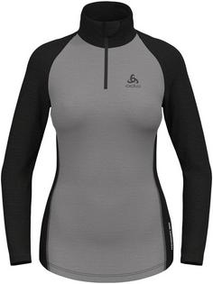 Odlo NATURAL PERFORMANCE Funktionsshirt Damen grey melange-dark grey melange