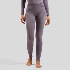 Rückansicht von Odlo PERFORMANCE WARM ECO Thermounterhose Damen gray ridge