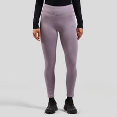 Rückansicht von Odlo Essential Warm Lauftights Damen gray ridge