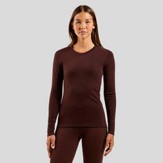 Rückansicht von Odlo Merino 200 Funktionsshirt Damen fudge