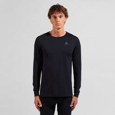 Rückansicht von Odlo Merino 200 Funktionsshirt Herren black