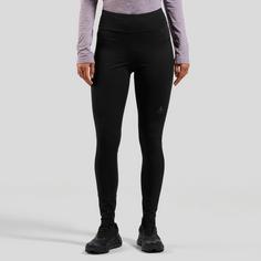 Rückansicht von Odlo ZEROWEIGHT WARM Lauftights Damen black