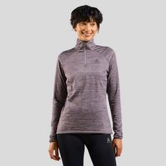 Rückansicht von Odlo Essential Funktionsshirt Damen gray ridge melange