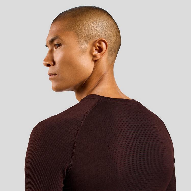 Odlo Odlo PERFORMANCE WARM ECO Funktionsshirt Herren - fudge - 5 | SportScheck