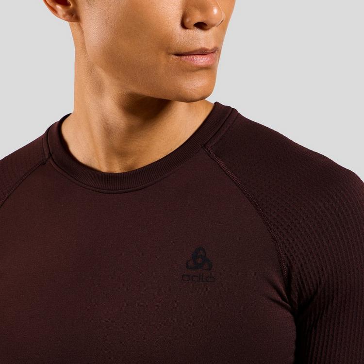 Odlo Odlo PERFORMANCE WARM ECO Funktionsshirt Herren - fudge - 3 | SportScheck