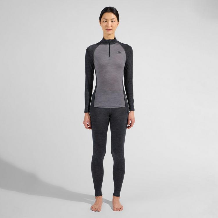 Odlo Odlo NATURAL PERFORMANCE Funktionsshirt Damen - grey melange-dark grey melange - 1 | SportScheck