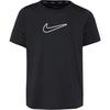 Nike ONE Funktionsshirt M&auml;dchen - black-white