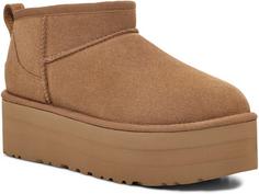 Ugg Classic Ultra Mini Platform Stiefel Damen chestnut