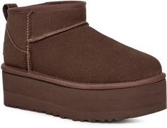 Ugg Classic Ultra Mini Platform Stiefel Damen burnt cedar