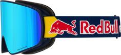 Red Bull Spect RUSH Skibrille dusk blue snow-red with ice blue mirror