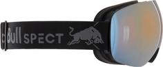 Rückansicht von Red Bull Spect BENT Skibrille brown with gold mirror