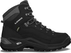 Lowa GTX RENEGADE MID Wide Wanderschuhe Herren tiefschwarz