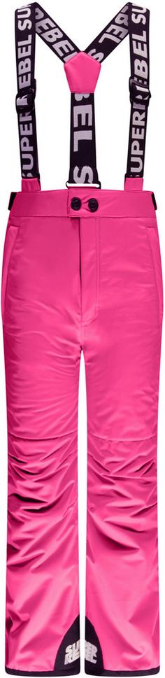 SuperRebel SPEED Skihose Kinder fluo pink