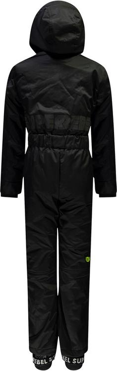 Rückansicht von SuperRebel SUIT Skianzug Kinder black