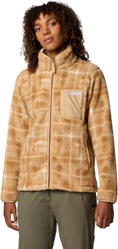 Rückansicht von Columbia West Bend II Fleecejacke Damen camel brown omblur