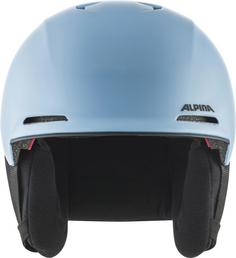 Rückansicht von ALPINA Kroon Mips Skihelm smoke-blue matt