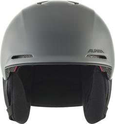 Rückansicht von ALPINA Brix Skihelm midnight-grey matt