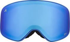 Rückansicht von ALPINA FERNIE Q-LITE Skibrille Kinder royal-blue matt