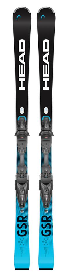 HEAD Worldcup Rebels e.GSR + PR 11 GW Carving Ski black-blue