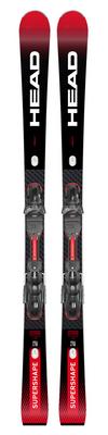 HEAD Supershape e-Rally + PRD 12 GW Carving Ski - black-red